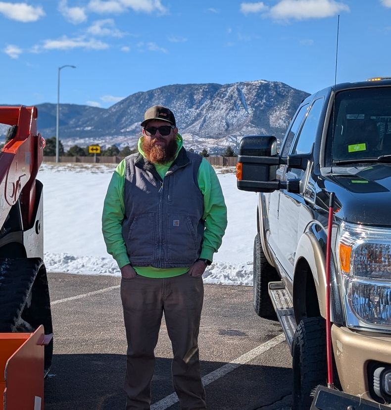 Al Mason with the Red Beard's snow fleet