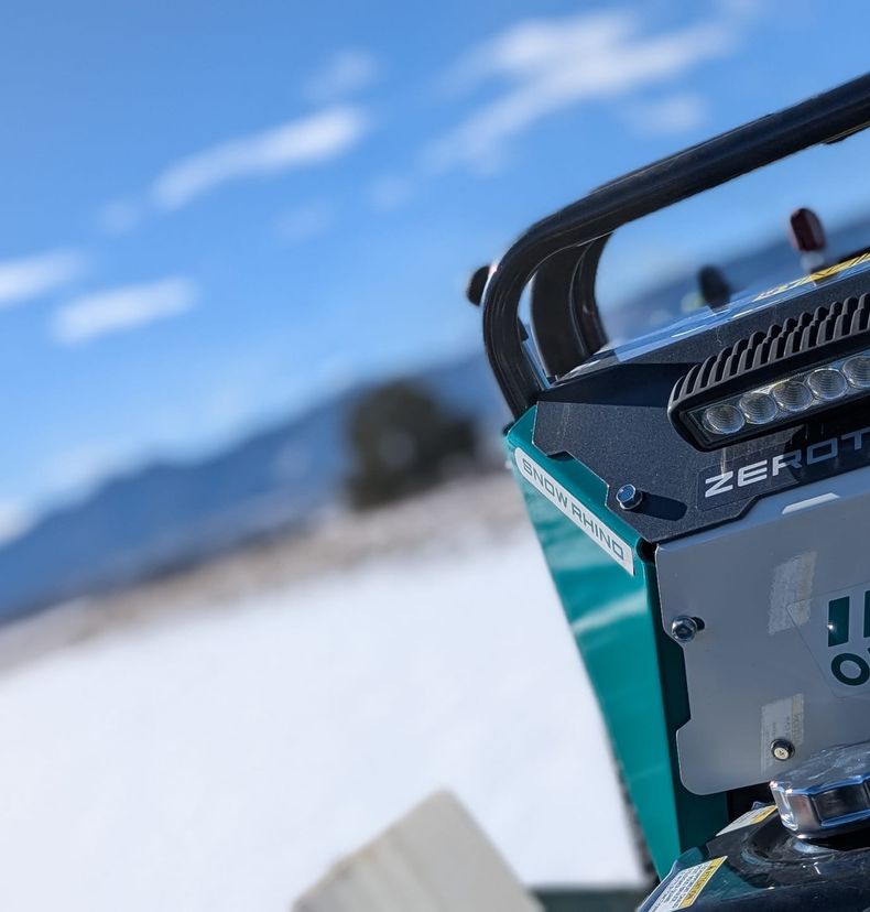 Close-up of the Orec Snow Rhino work light